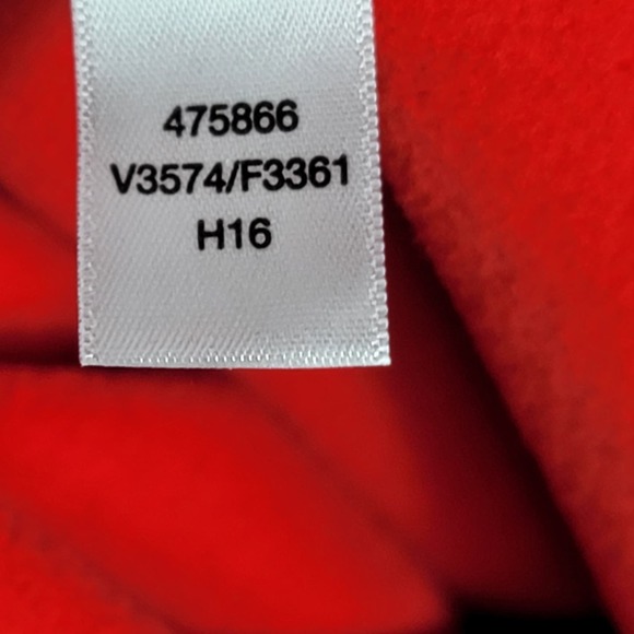 Land End Red 1/4 Zip Soft Fleece Pullover Youth SZ XL - Picture 9 of 9